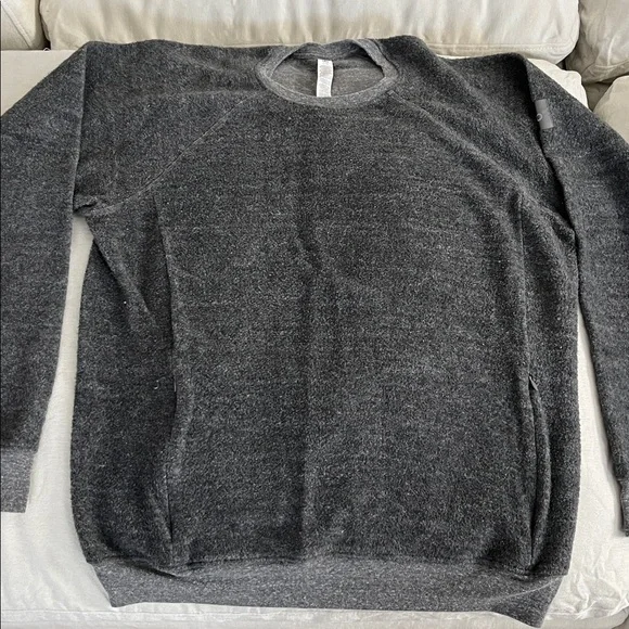 Alo Sweatshirt Large Gray Mens - Picture 2 of 5